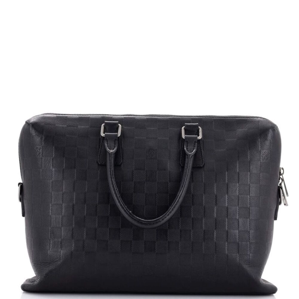 Louis Vuitton Porte-Documents Jour Bag Damier Infini Leather Black - Picture 3 of 9